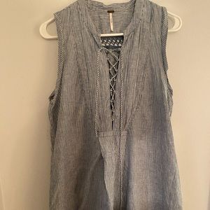 Free People Pin-Stripe Dress